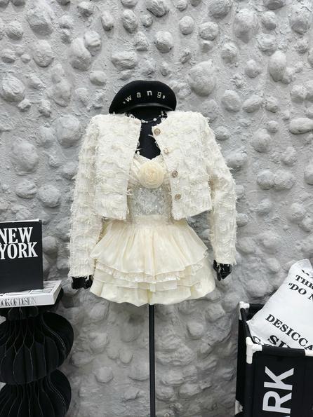 Product image - set váy cúp ngực + áo khoác