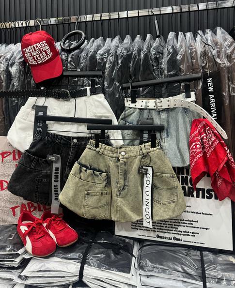 Product image - ￼Chân Váy Jeansl Lưng Chun Dáng Bí