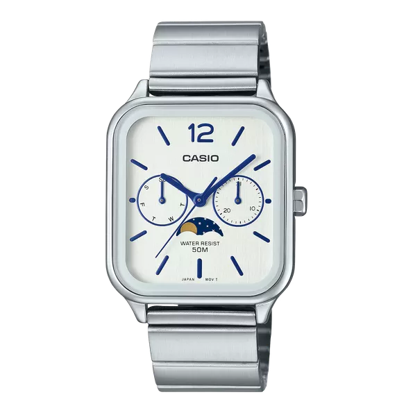 Product image - CASIO MTP-M305D-7A2V (WHITE-SILVER)
