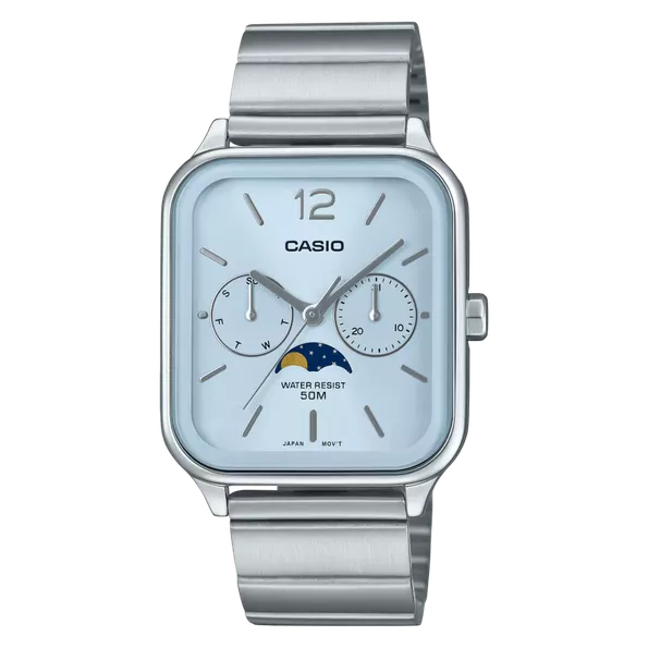 Product image - CASIO MTP-M305D-2AV (LIGHT BLUE-SILVER)