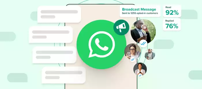 Broadcast message WhatsApp