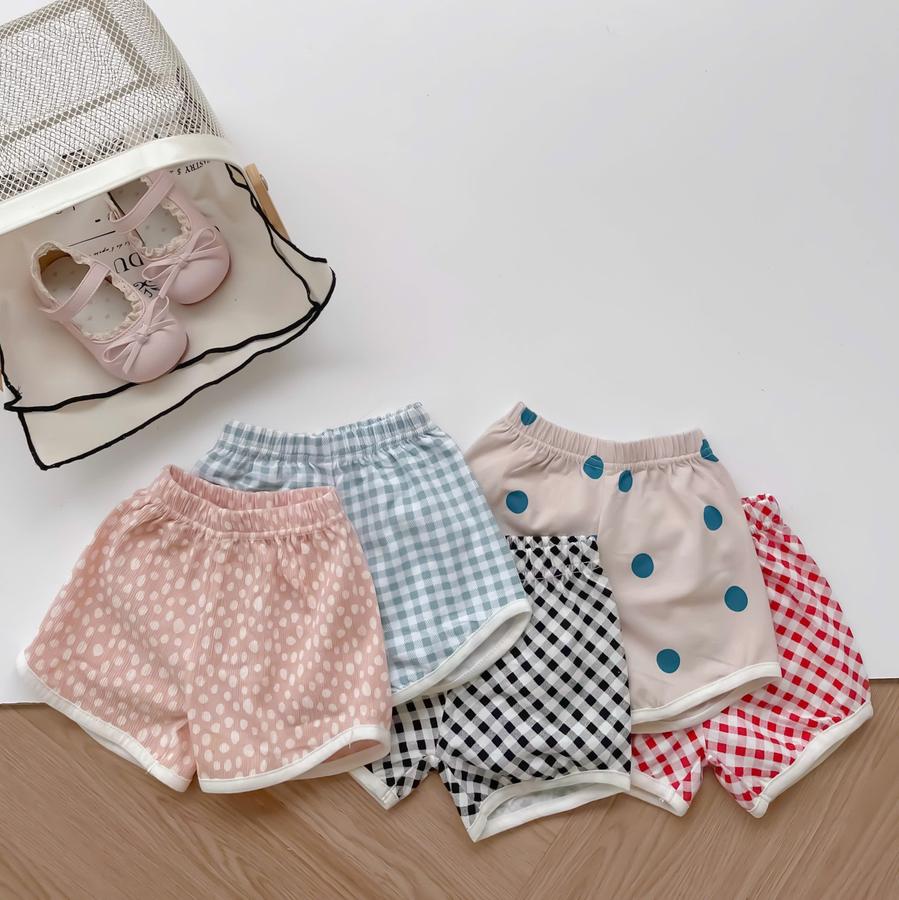 QC1591- quần đùi họa tiết cho bé bé gái