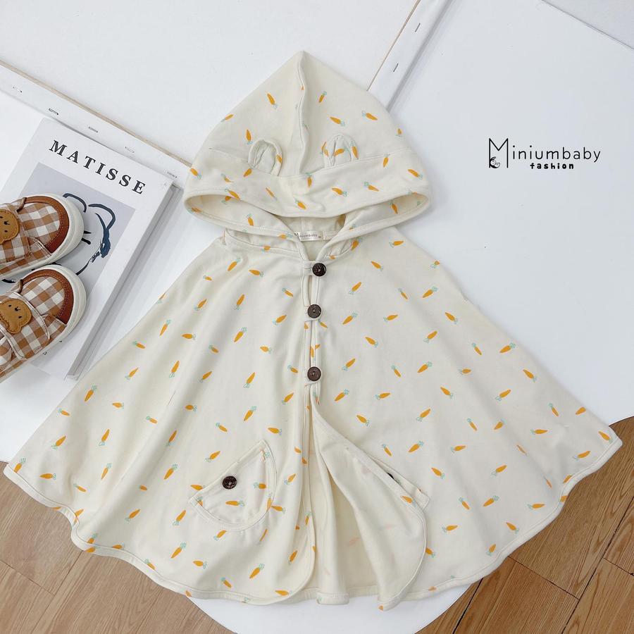 Áo choàng cánh dơi Cà rốt bé be