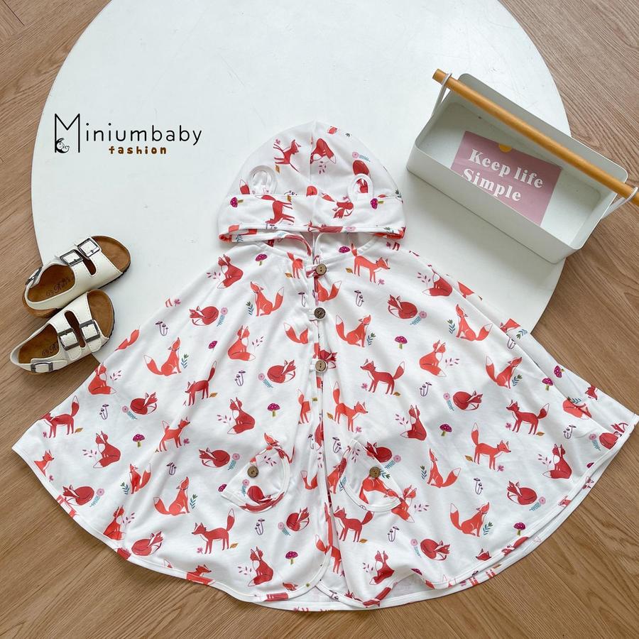 Áo choàng cánh dơi cáo đỏ