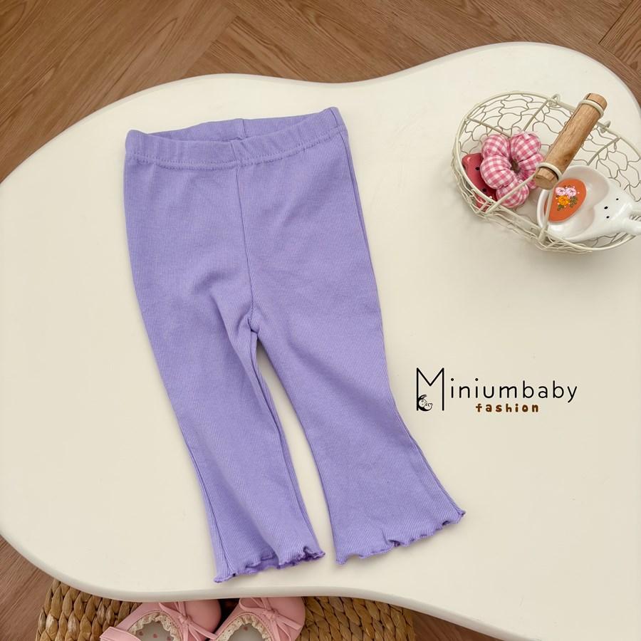 QD1650A- quần ống loe tím đậm 4