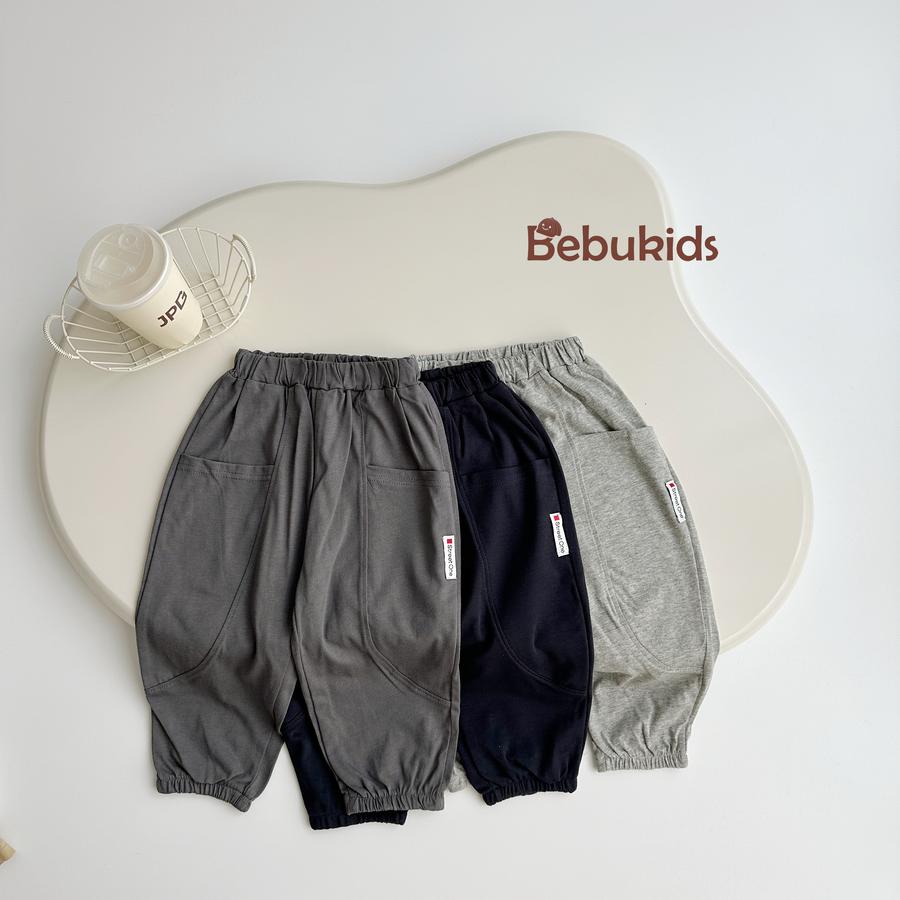 SB2016- bộ dài tay in gấu chữ dọc phối cổ