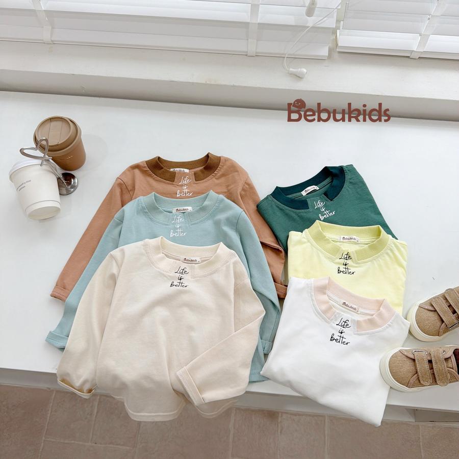 SB2073- bộ dài tay in life is better