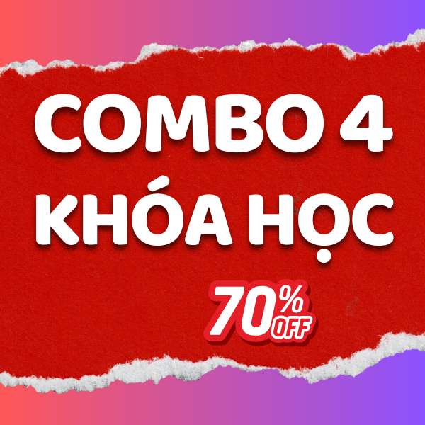 Product image - Combo 4 Khóa học (Online)