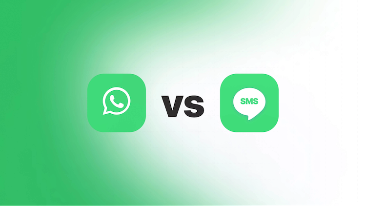 SMS and WhatsApp