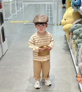 Bộ dài quần dài bé trai không cổ