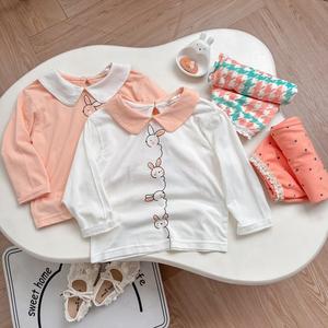 Bộ dài quần dài bé gái có cổ