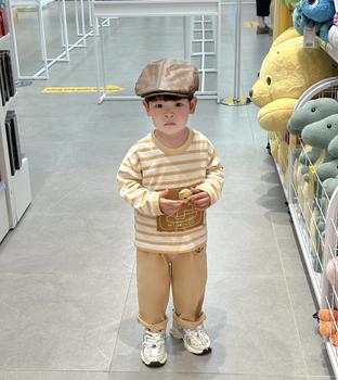 Bộ dài quần dài bé trai không cổ