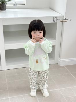 Bộ dài quần dài bé gái không cổ