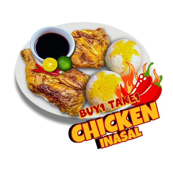 Product image - B1T1 Chicken Inasa (Spicy) - (2 pcs Chicken Inasal + 2 pcs Steamed Rice)