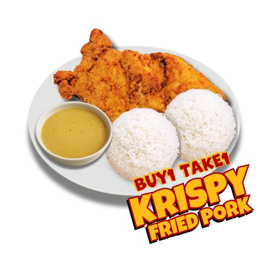 Product image - B1T1 Krispy Fried Pork (Krispy Fried Pork + Steamed Rice)