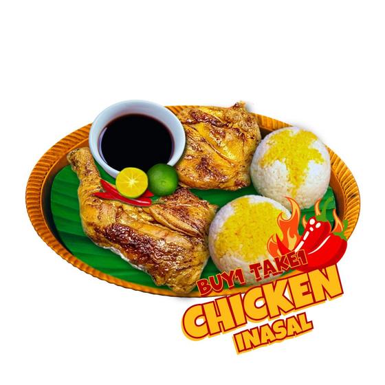 Product image - Buy 1 Take 1 Chicken Inasal (Spicy) - Pecho + Hita