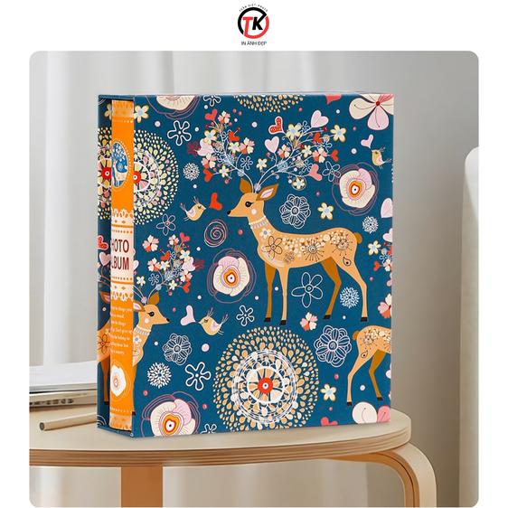 Product image - Album Ảnh Đựng 200 Ảnh 13x18cm Có Hộp Đựng Cao Cấp, Chống Phồng