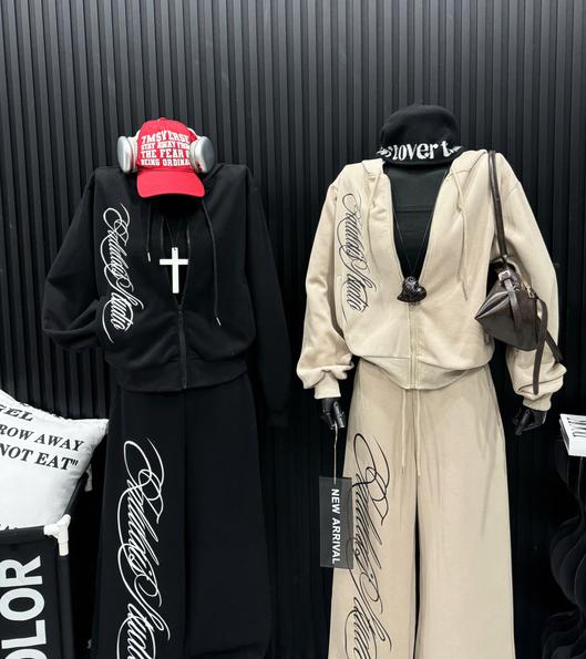 Product image - set nỉ dài in chữ