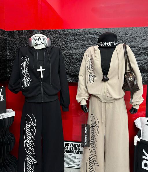 Product image - set nỉ dài in chữ