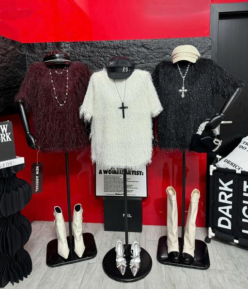 Product image - áo lông tua dua sang chảnh