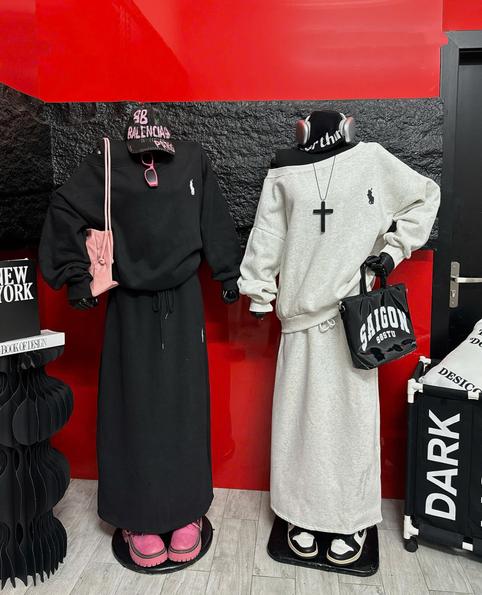 Product image - set nỉ dài trễ vai