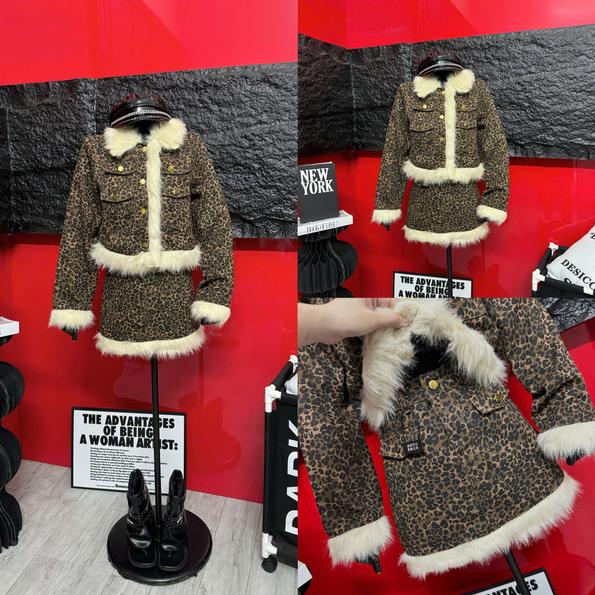 Product image - set báo phối viền lông