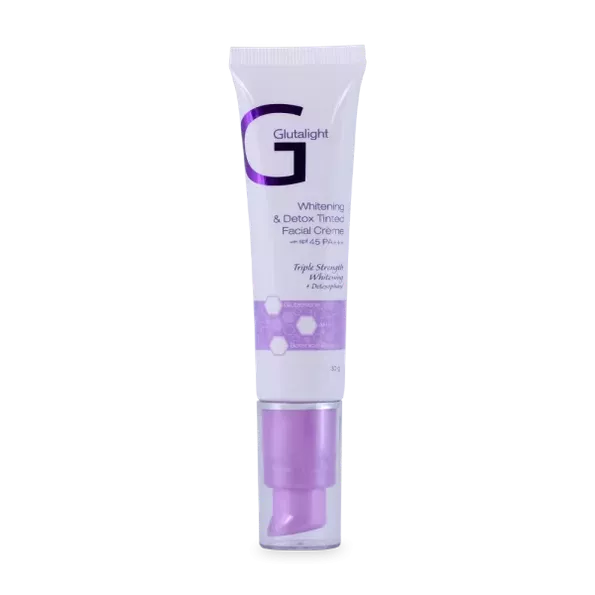 Product image - Glutalight Whitening & Detox Tinted Facial Creme with SPF 45 PA+++