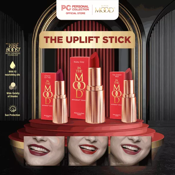 Product image - In the Mood Matte Cosmetic Lipstick with VibeBoost Formula Personal Collection