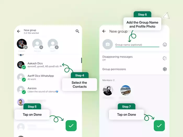 WhatsApp Broadcast vs. Group