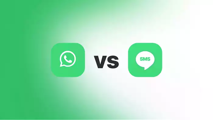 SMS and WhatsApp
