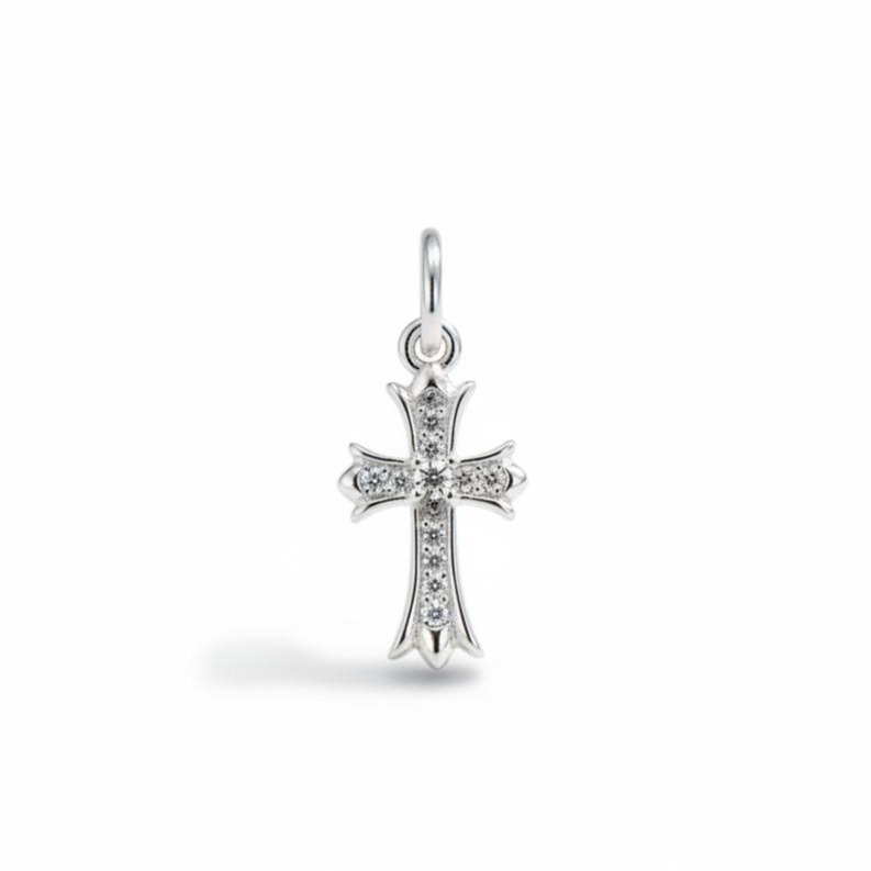 Charm Cross (Thánh Giá) Đính Đá CZ 1