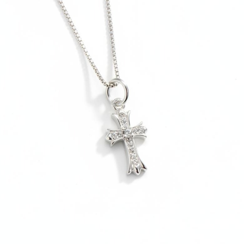 Charm Cross (Thánh Giá) Đính Đá CZ 4