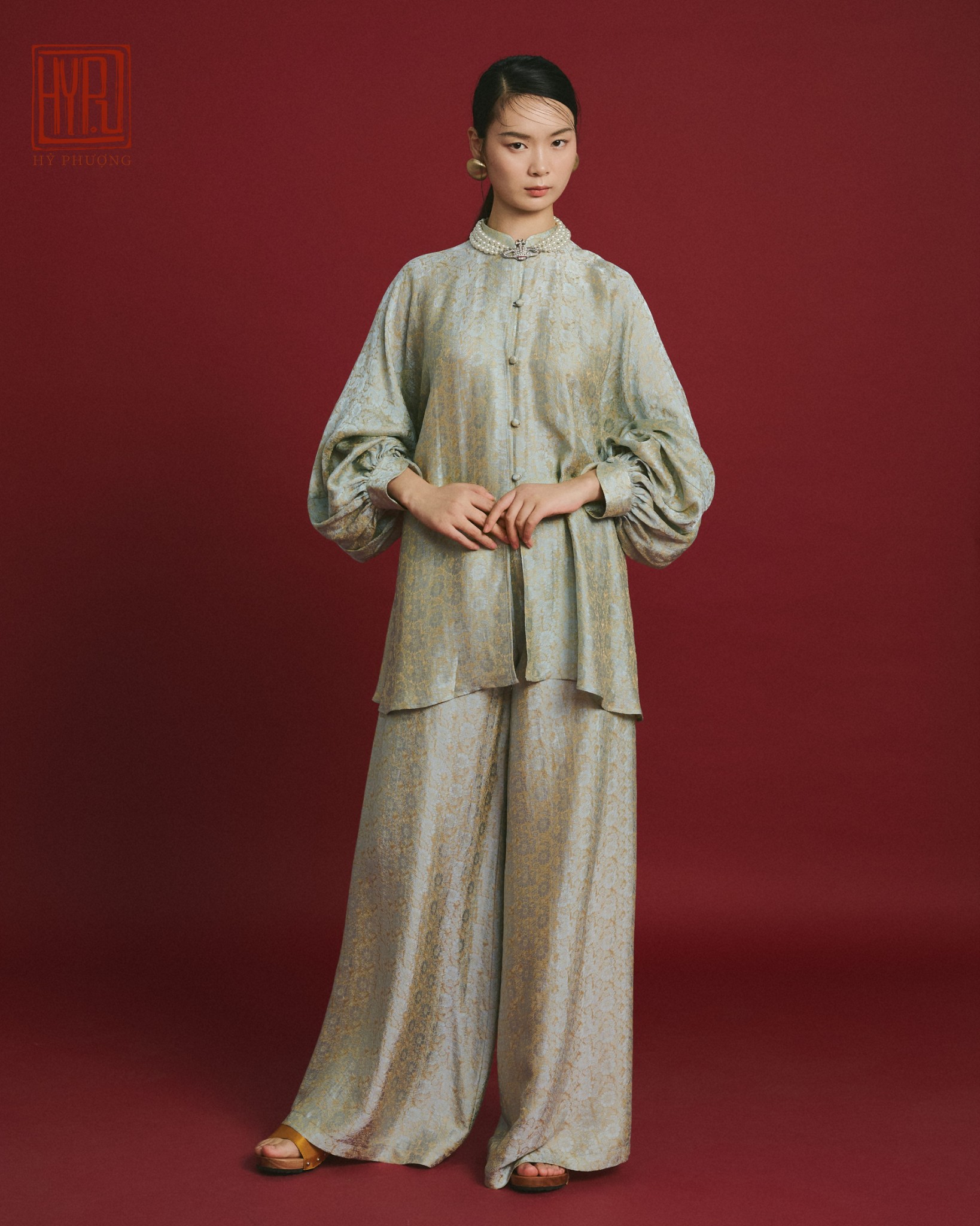 Áo Thúy Vy - xanh
