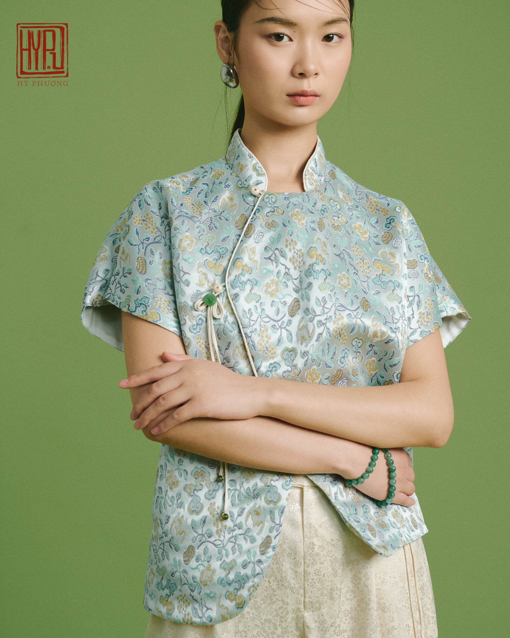 Áo Nghinh Xuân- Xanh