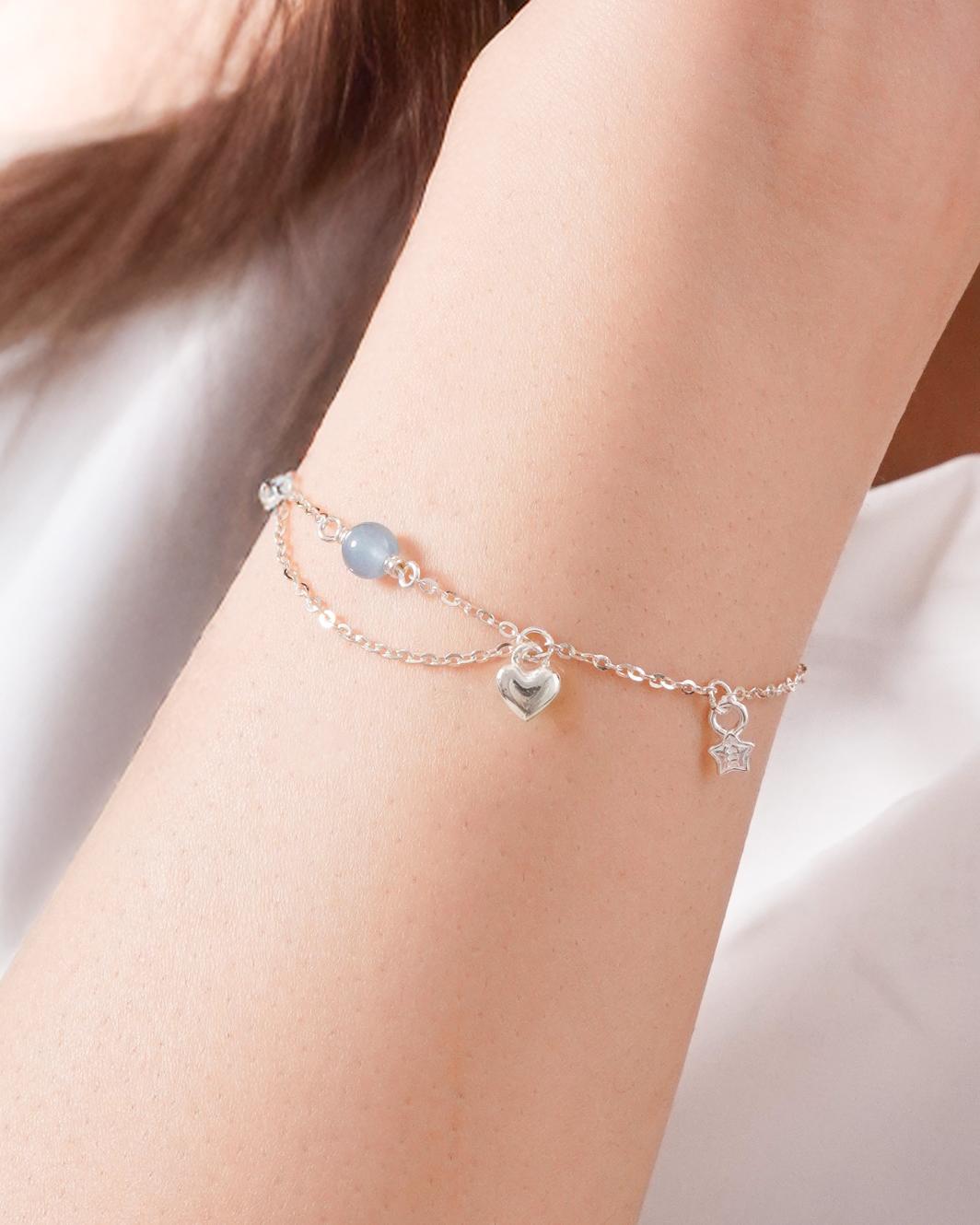 Vòng Tay Sincera Princess Baby | Bạc s925 Mix Đá