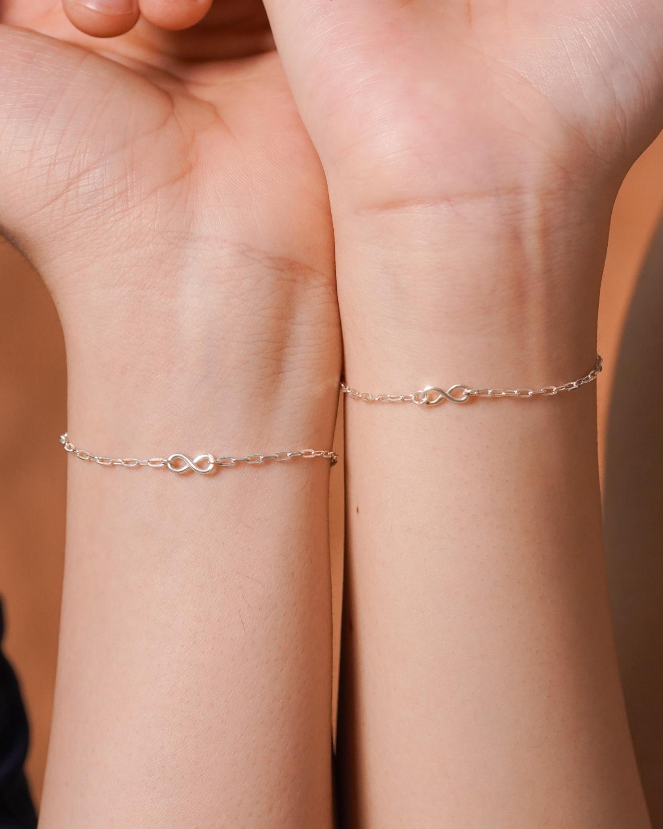 Vòng Tay Sincera Infinity x Paperclip | Bạc s925 3