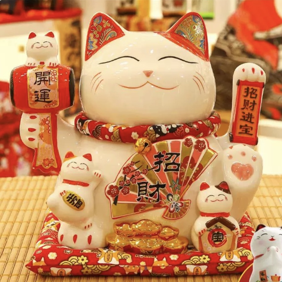 Mèo Thần Tài Khai Vận Chiêu Tài