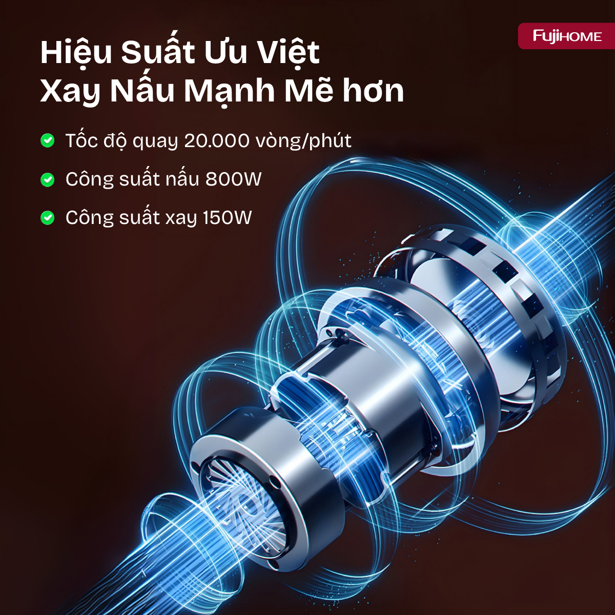 Máy làm sữa hạt đa năng Fujihome SM826
