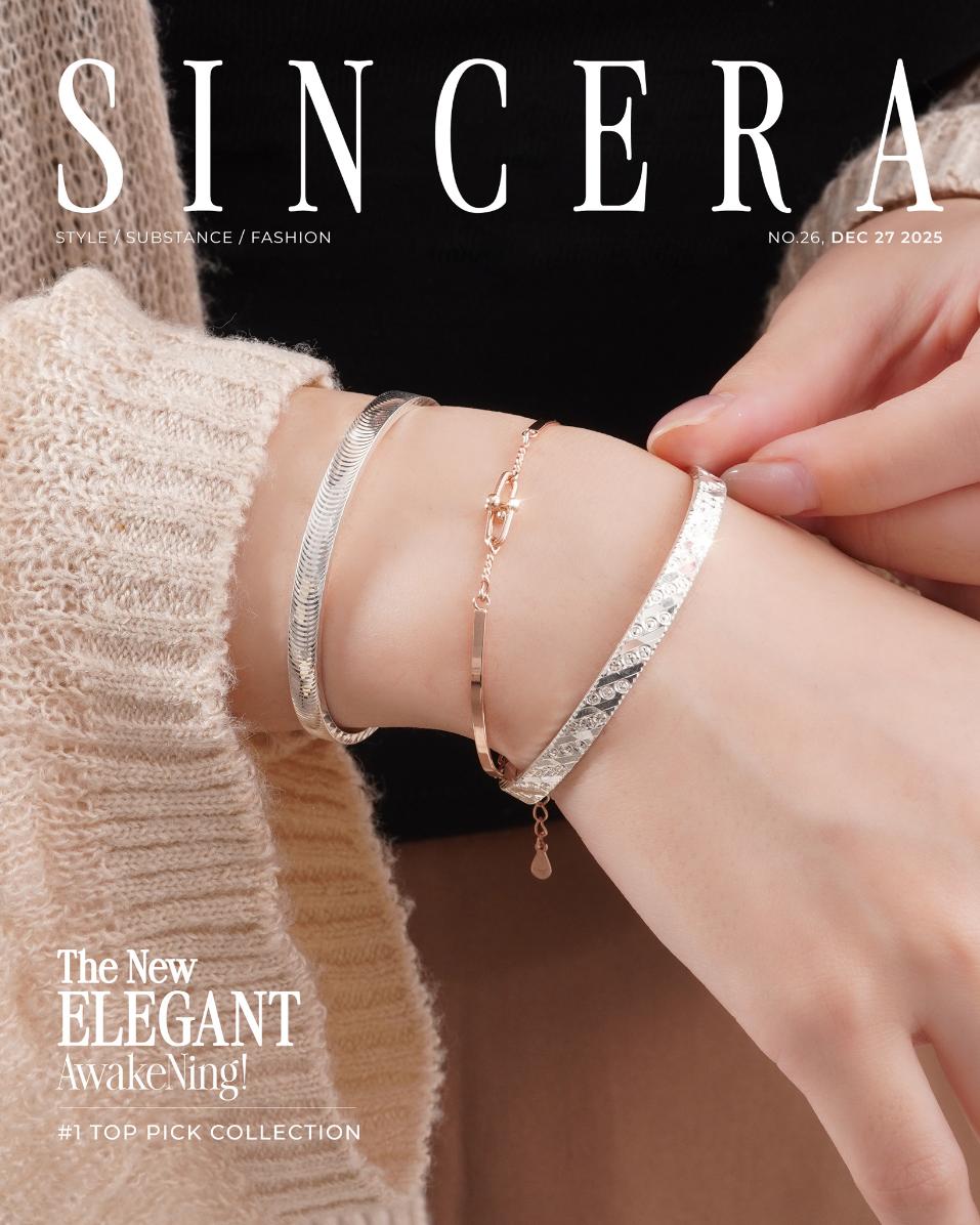 Sincera Élan Grace Bangle | Silver 950 4