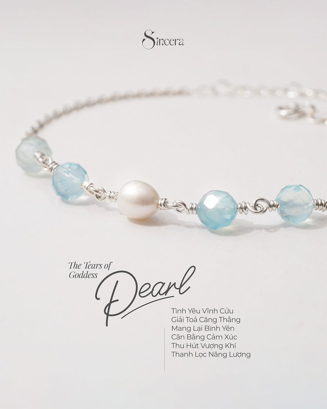 Vòng Tay SINCERA Ngọc Trai Mix Đá - Mystic Collection
