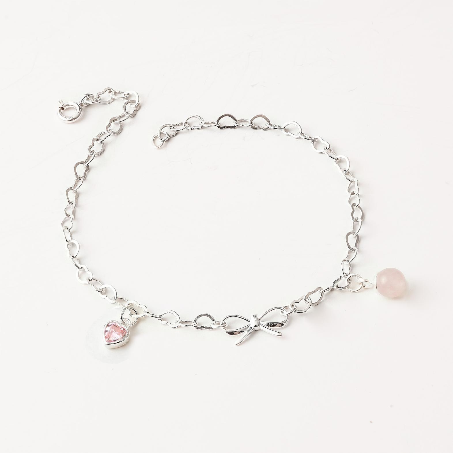 Vòng Tay Sincera Hearty Bowtie | Bạc s925