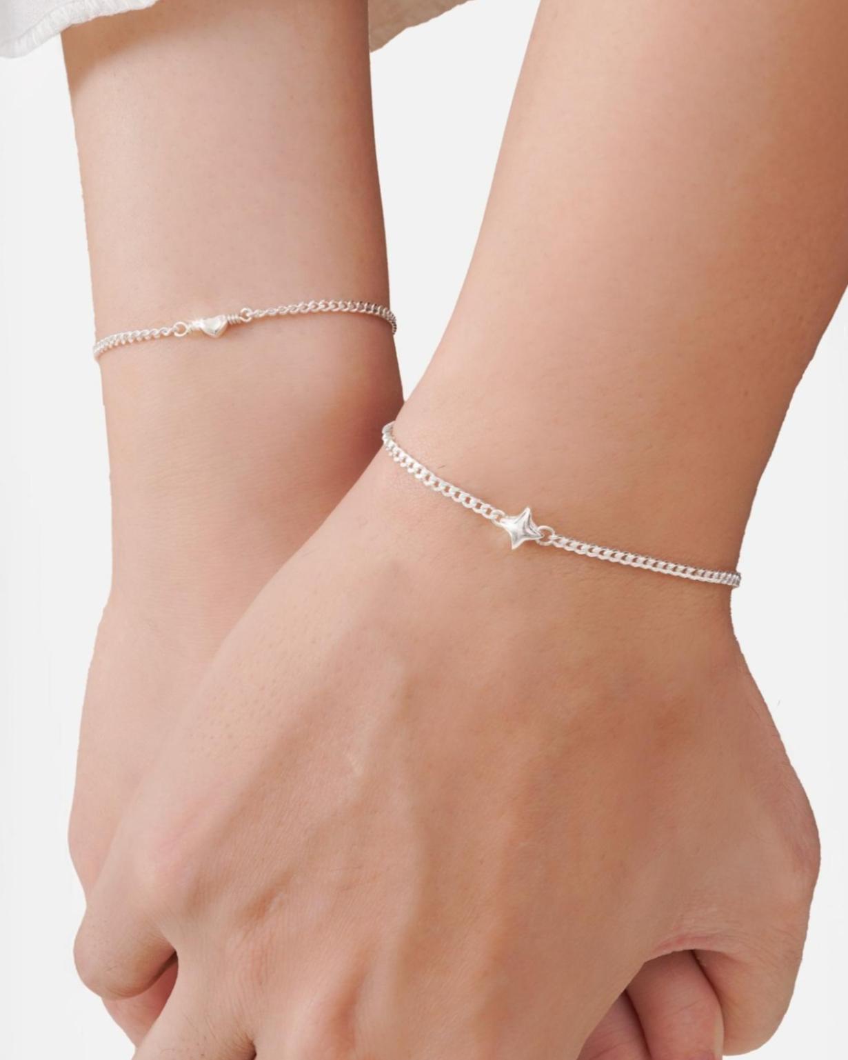 Vòng Tay Sincera Heart Knot | Bạc s925 1