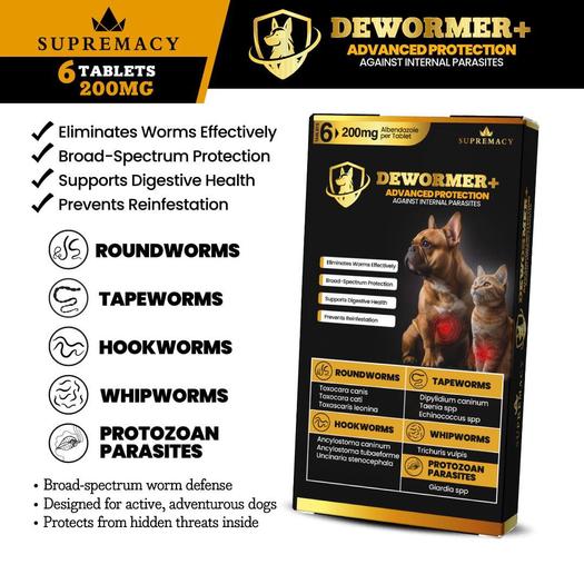 Product image - Dewormer+ — Advanced Protection for Cats & Dogs