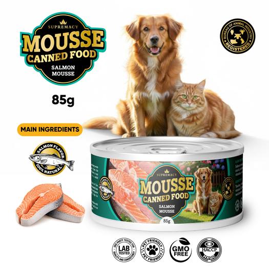 Product image - Mousse Canned Food Salmon for Dogs and Cats