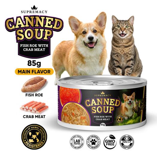 Product image - Canned Soup Fish Roe with Crab Meat for Dogs and Cats
