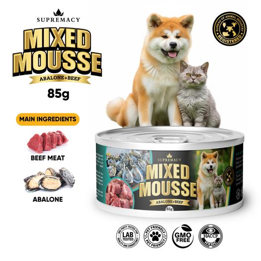 Product image - Mixed Mousse Abalone + Beef for Dogs and Cats