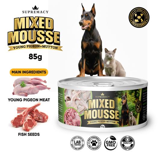 Product image - Mixed Mousse Young Pigeon + Mutton for Dogs and Cats