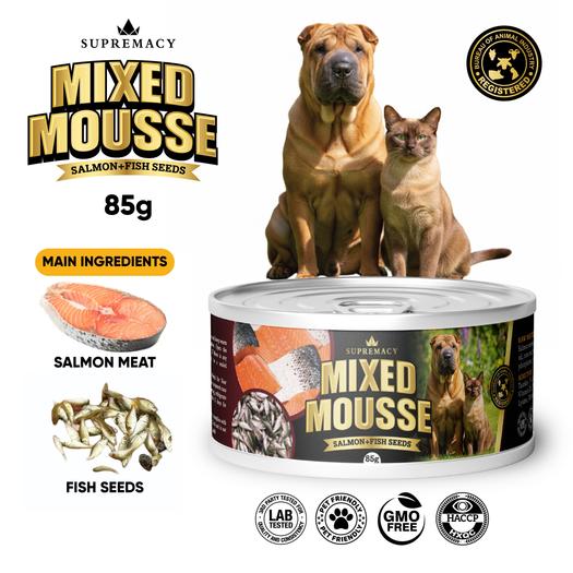 Product image - Mixed Mousse Salmon + Fish Seeds for Dogs and Cats