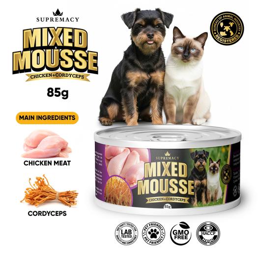 Product image - Mixed Mousse Chicken + Cordyceps for Dogs and Cats