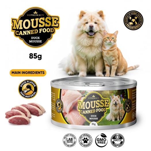 Product image - Mousse Canned Food Duck for Dogs and Cats